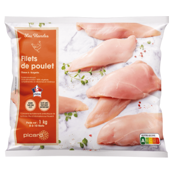 Filets de poulet (7 à 10 pièces) - 00545 - Picard Réunion