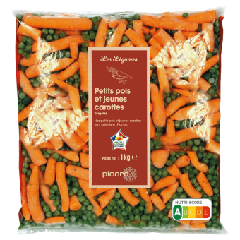 Petits pois doux extra-fins et jeunes carottes - 01121 - Picard Réunion