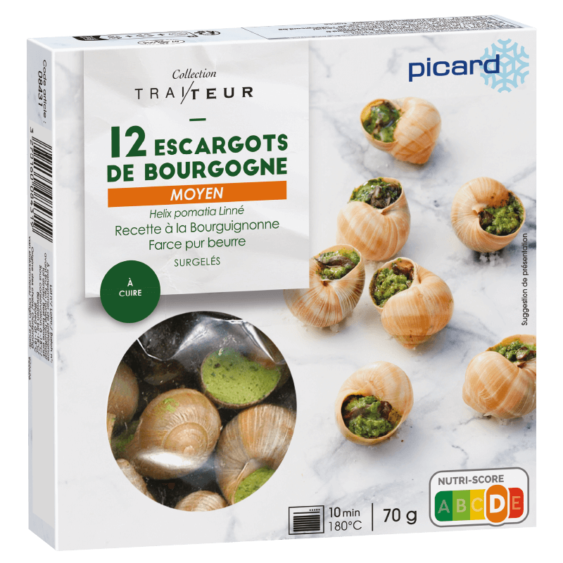 12 escargots moyens - 08431 - Picard Réunion