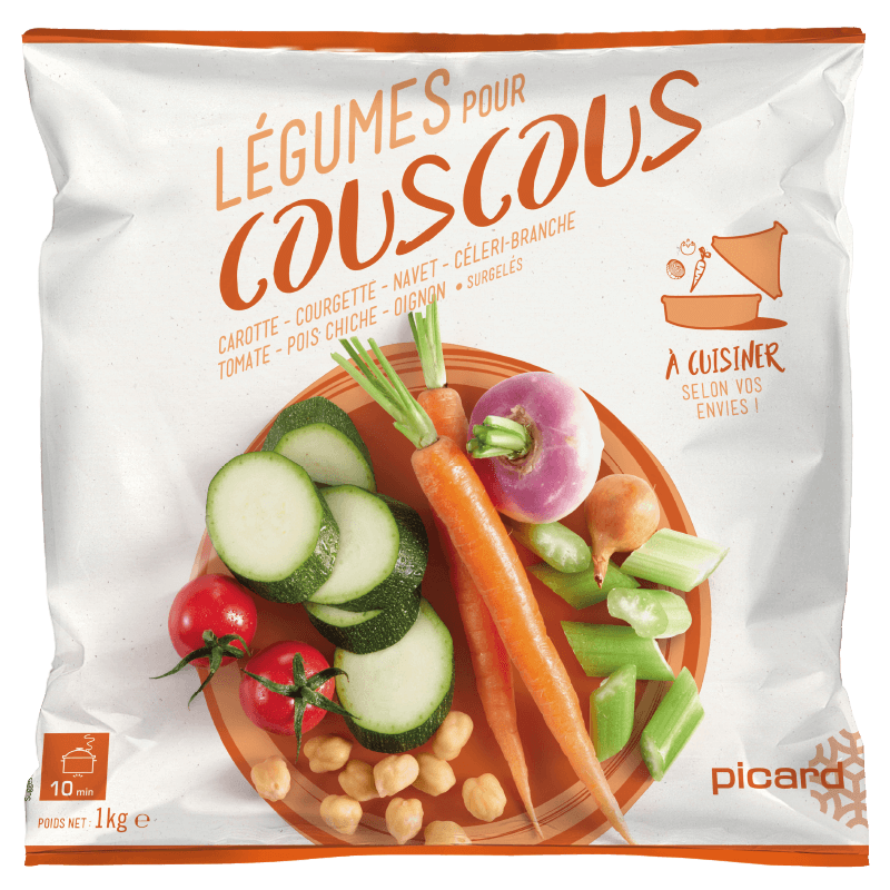 Légumes pour couscous - 11635 - Picard Réunion