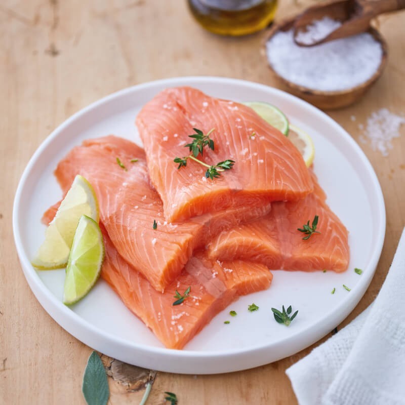 4 portions de filets de saumon atlantique, Norvège surgelés Picard