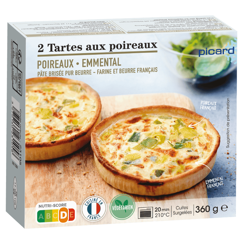 2 tartes aux poireaux - 23105 - Picard Réunion