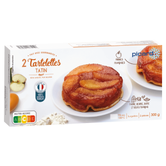 2 tartelettes Tatin pommes caramélisées - 24896 - Picard Réunion