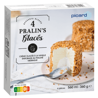 4 pralin's vanille - 35645 - Picard Réunion