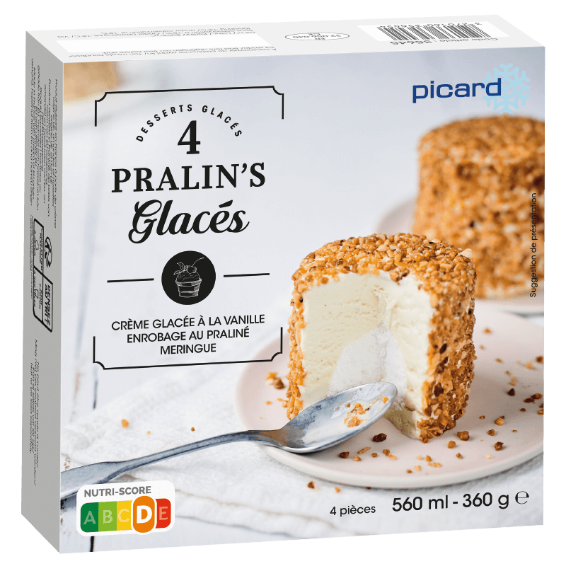 4 pralin's vanille - 35645 - Picard Réunion