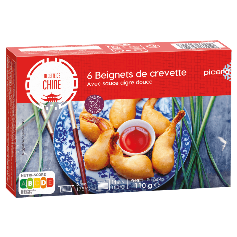 6 beignets de crevette - 39310 - Picard Réunion