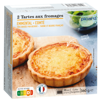 2 tartes aux fromages - 40317 - Picard Réunion