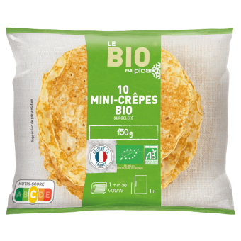 10 mini-crêpes bio - 43141 - Picard Réunion
