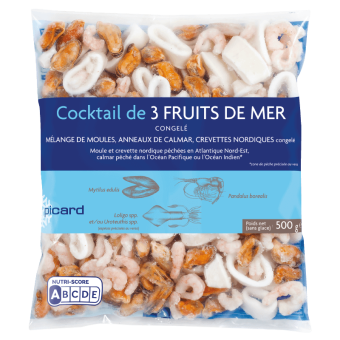 Cocktail de 3 fruits de mer - 48179 - Picard Réunion