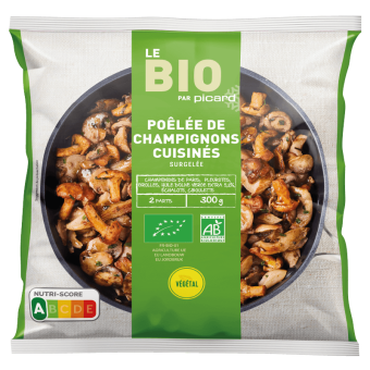 Poêlée de champignons cuisinés bio - 59043 - Picard Réunion