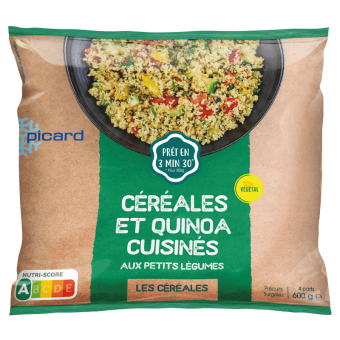 Quinoa et céréales cuisinés aux petits légumes - 59176 - Picard Réunion