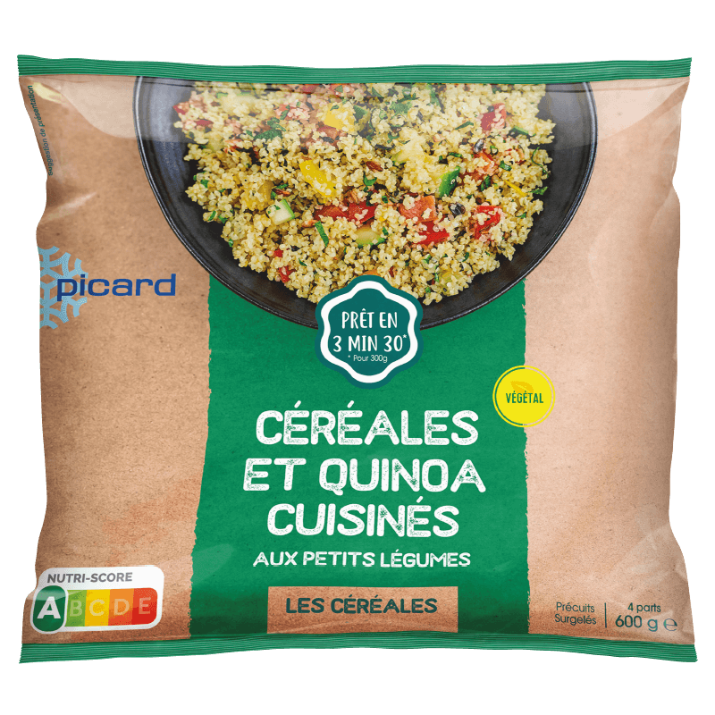 Quinoa et céréales cuisinés aux petits légumes - 59176 - Picard Réunion