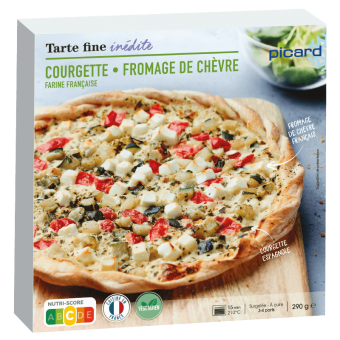 Tarte fine courgettes fromage de chèvre - 64632 - Picard Réunion