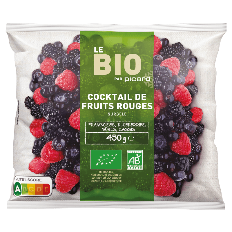 Cocktail de fruits rouges bio - 68208 - Picard Réunion