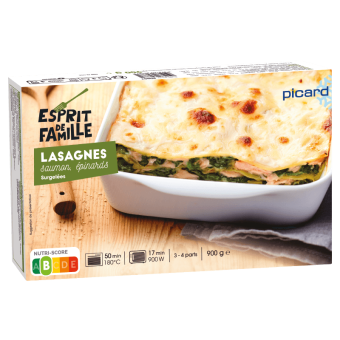 Lasagnes au saumon et aux épinards - 69687 - Picard Réunion