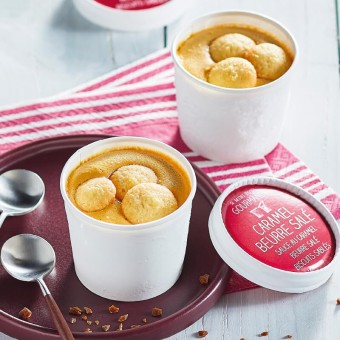 2 mini-pots caramel beurre salé - 73532 - Mise en situation - Picard Réunion