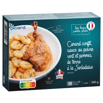 Cuisse de canard confite sauce au poivre vert - 81110 - Picard Réunion