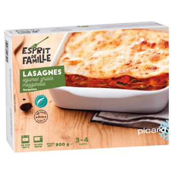 Lasagnes aux légumes grillés et à la mozzarella - 81368 - Picard Réunion