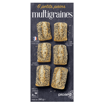 6 petits pains multigraines - 82152 - Picard Réunion