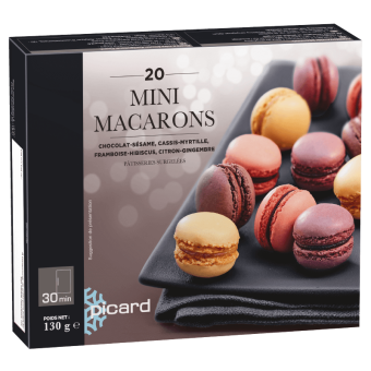 20 mini-macarons