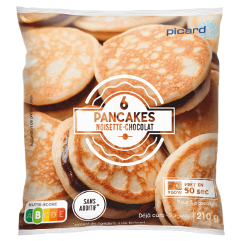 6 pancakes noisette chocolat - 82371 - Picard Réunion