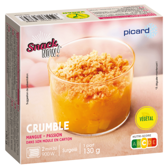 Crumble mangue passion - 82385 - Picard Réunion