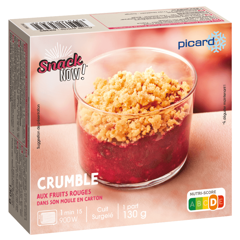 Crumble aux fruits rouges - 82393 - Picard Réunion