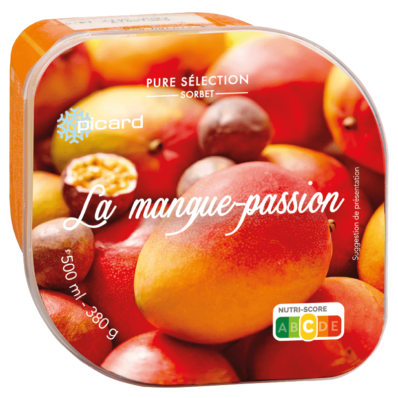 Sorbet La mangue passion - 84025 - Picard Réunion