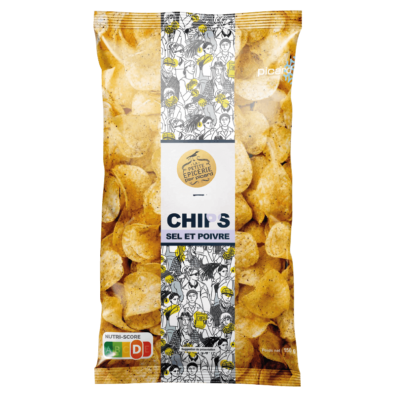 Chips sel et poivre - 85356 - Picard Réunion