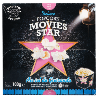 Popcorn Movies Star au sel de Guérande - 85918 - Picard Réunion