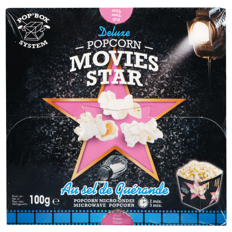 Popcorn Movies Star au sel de Guérande - 85918 - Picard Réunion