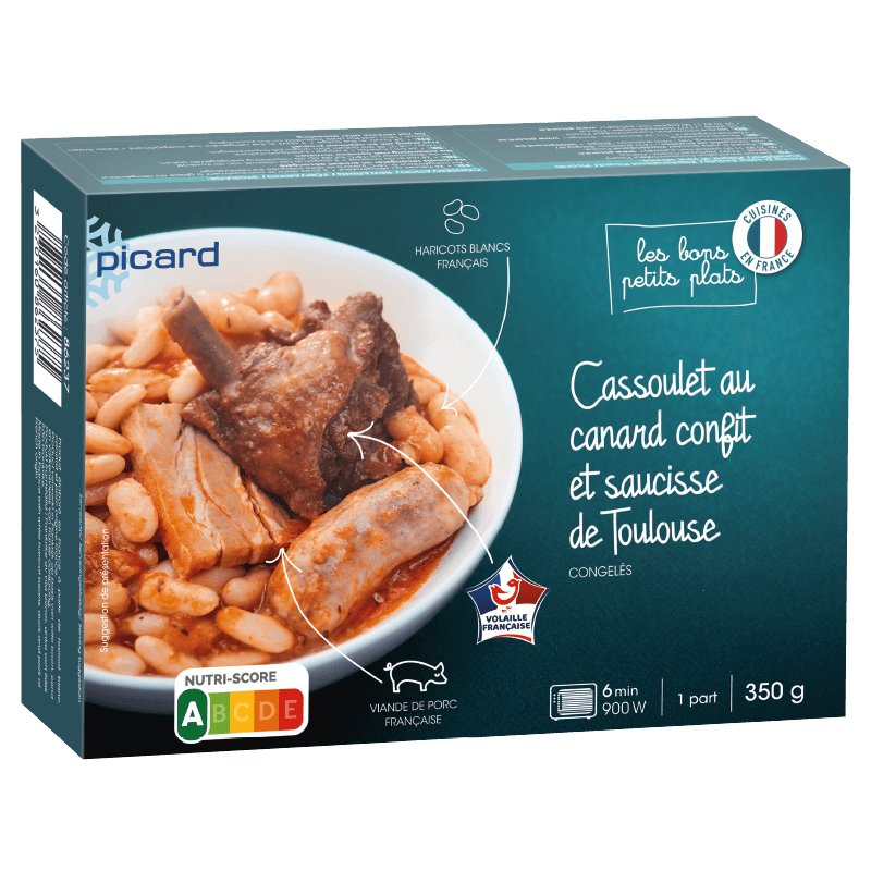 Cassoulet au canard confit et saucisse de toulouse - 86237 - Picard Réunion