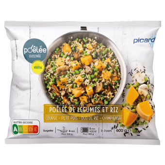 Poêlée de légumes et riz - 87200 - Picard Réunion
