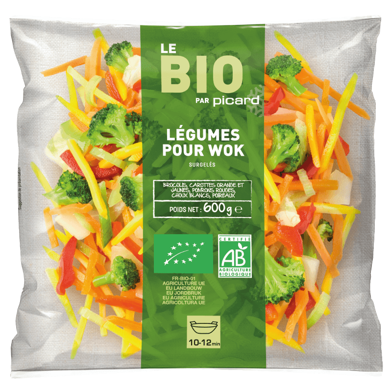 Légumes pour wok Bio - 87768 - Picard Réunion
