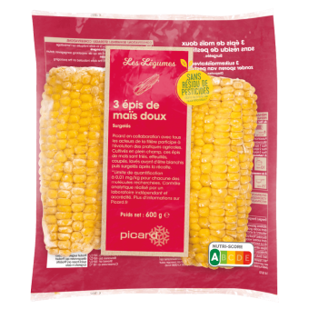 3 épis de maïs doux sans résidu de pesticides - 87955 - Picard Réunion