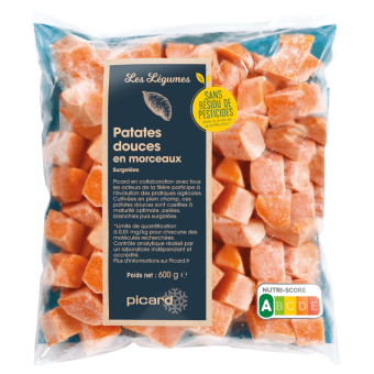 Patate douce en morceaux sans résidu de pesticides - 87961 - Picard Réunion