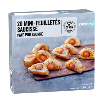 20 mini-feuilletés saucisse - 89111 - Picard Réunion