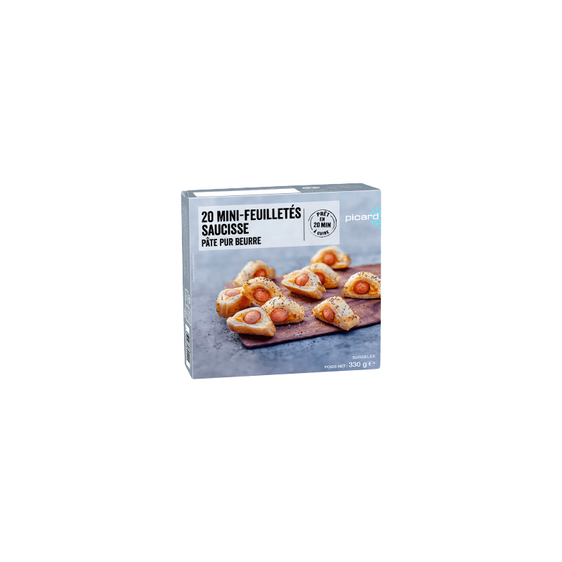 20 mini-feuilletés saucisse - 89111 - Picard Réunion