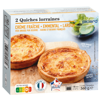 2 quiches lorraines - 89138 - Picard Réunion