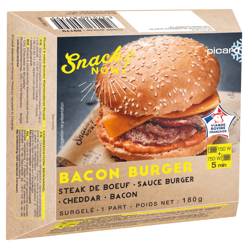 Bacon burger - 89179 - Picard Réunion