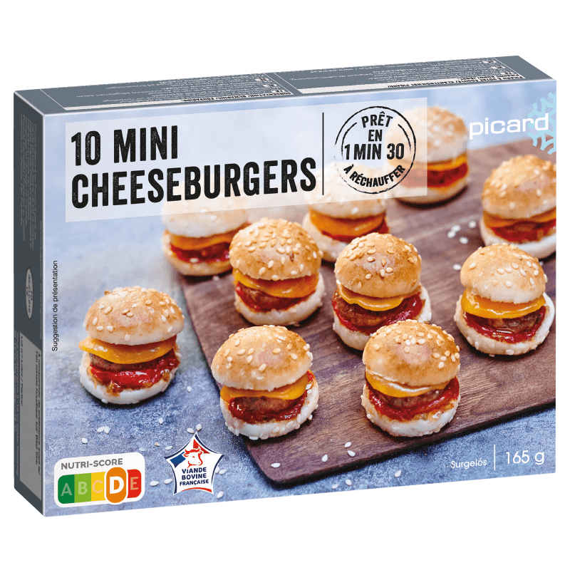 10 mini cheeseburgers - 89378 - Picard Réunion