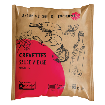 Crevettes sauce vierge - 86471 - Picard Réunion