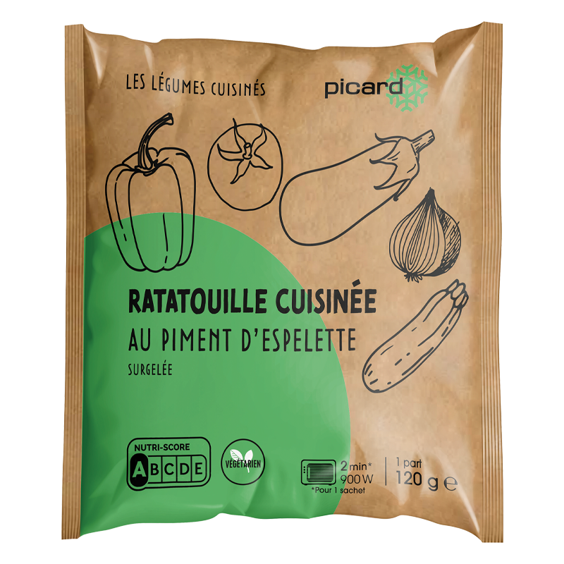 Ratatouille cuisinée au piment d'Espelette - 86482 - Picard Réunion