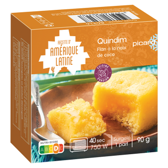 Quindim flan à la noix de coco