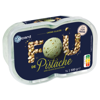 Crème glacée pistache avec éclats de pistache - 34224 - Picard Réunion
