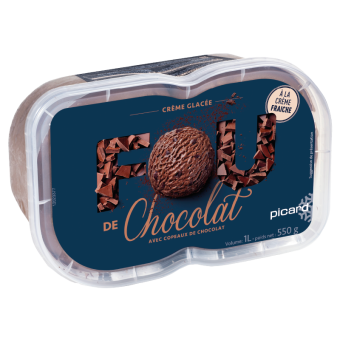 Crème glacée chocolat avec pépites de chocolat - 84055 - Picard Réunion