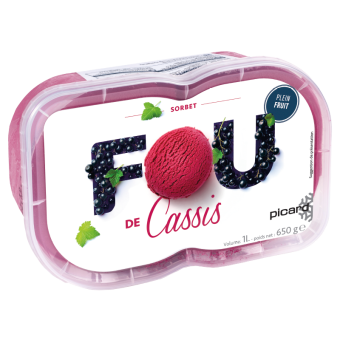 Sorbet Fou de cassis - 84099 - Picard Réunion