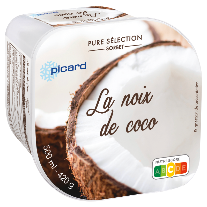 Sorbet La noix de coco - 84100 - Picard Réunion