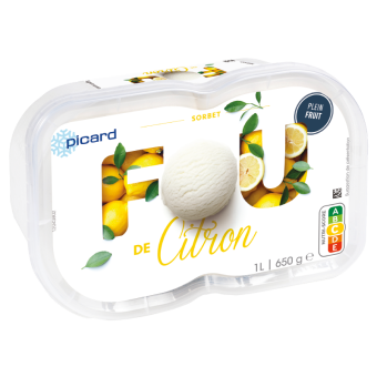 Sorbet Fou de Citron - 84103 - Picard Réunion