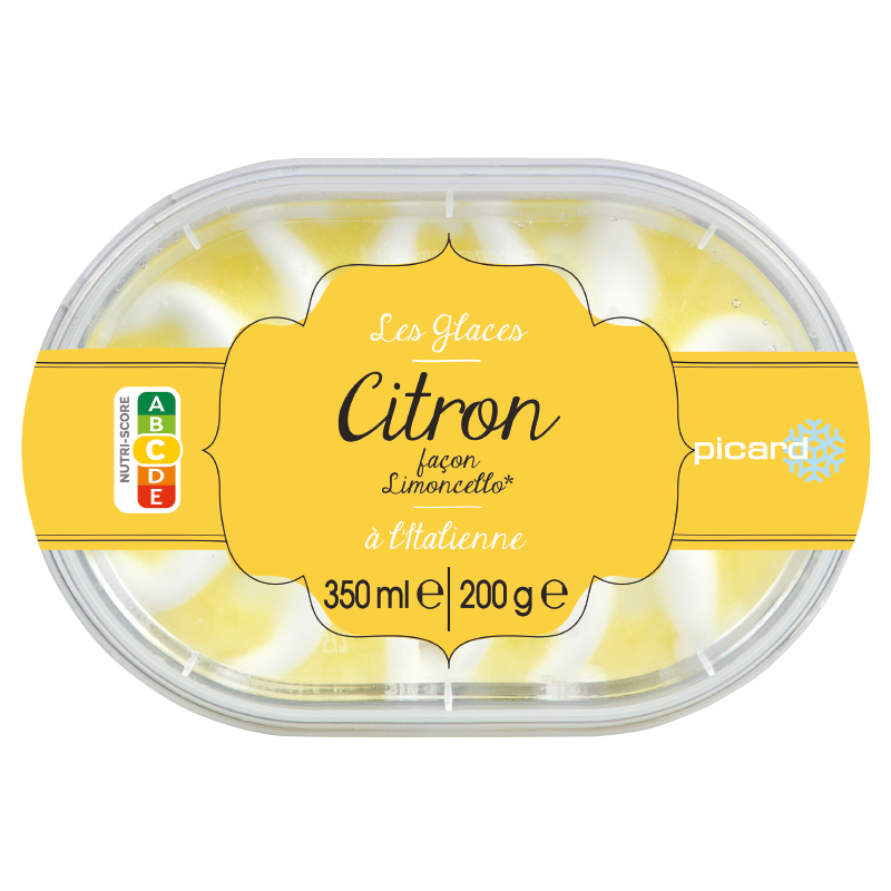 Glace citron façon Limoncello à l'italienne - 84406 - Picard Réunion